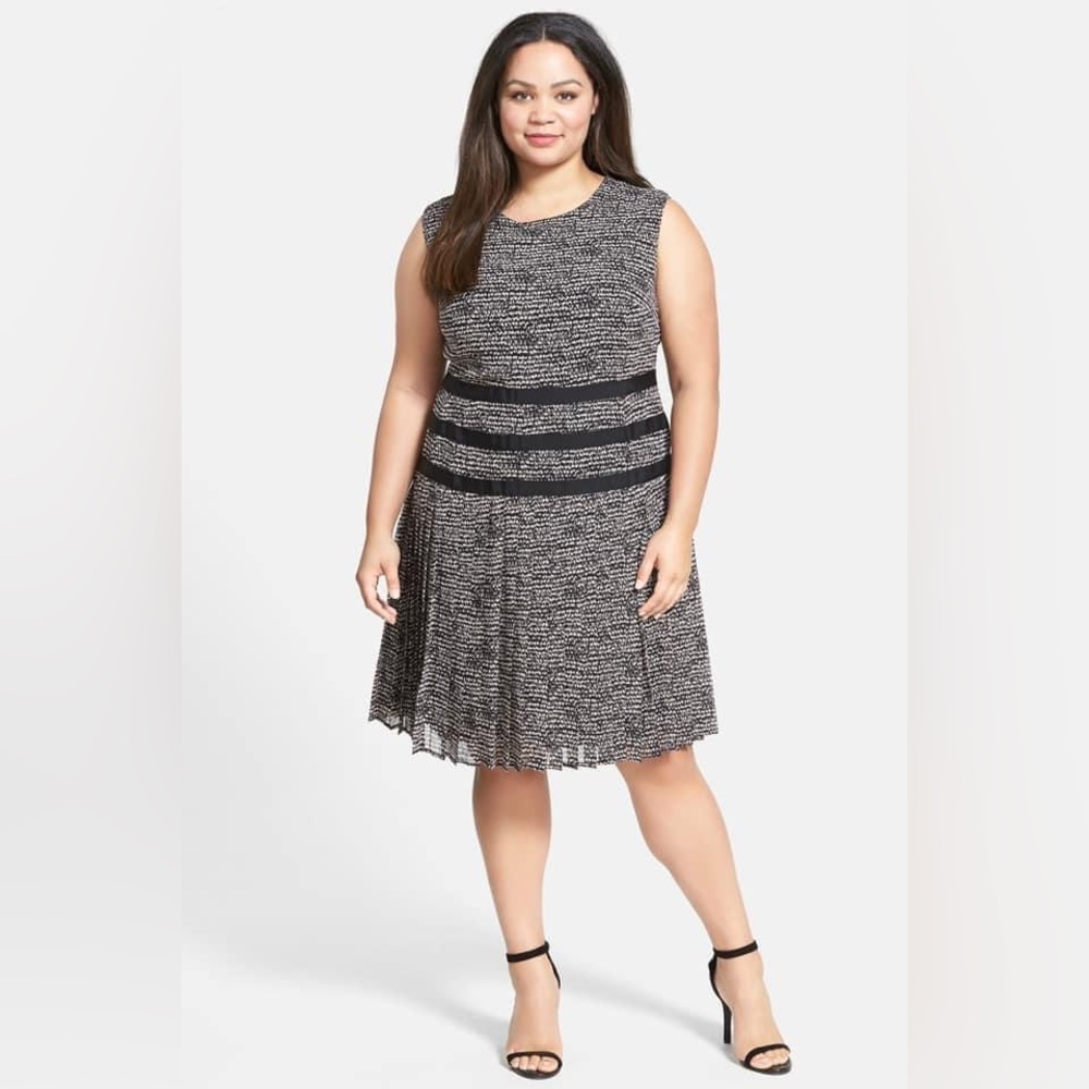NWT Halogen marled stripe dress—Size 14W